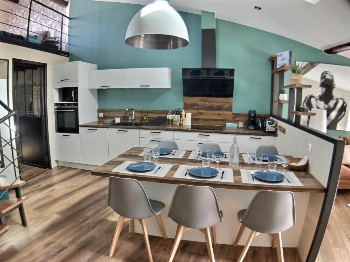 Myzenplace - Duplex 100M2 Cosy, Atypique, Situation Ideale, Parking Montelimar Luaran gambar