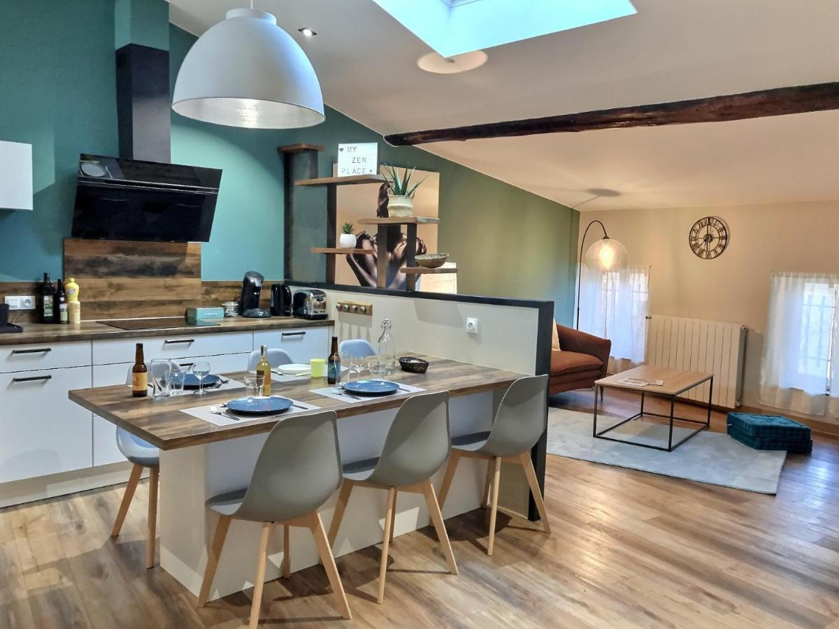 Myzenplace - Duplex 100M2 Cosy, Atypique, Situation Ideale, Parking Montelimar Luaran gambar
