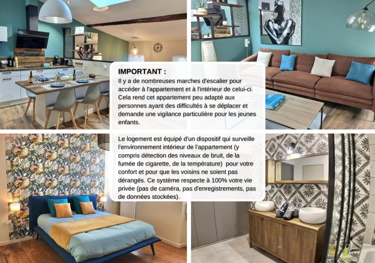 Myzenplace - Duplex 100M2 Cosy, Atypique, Situation Ideale, Parking Montelimar Luaran gambar